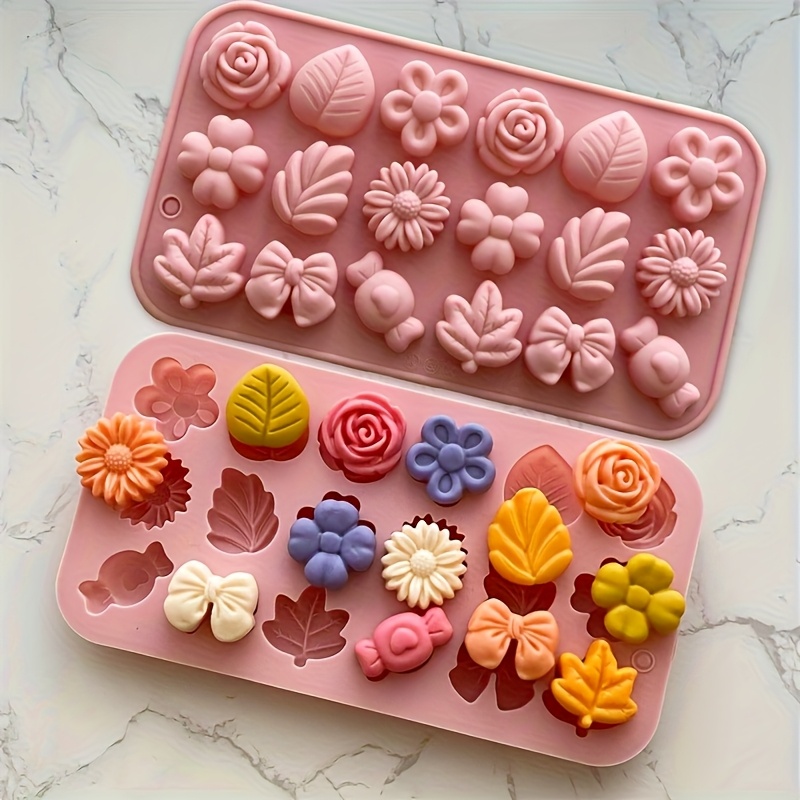 Candle Making Workshop - 18pcs Silicone Candle Molds - Non-Toxic,