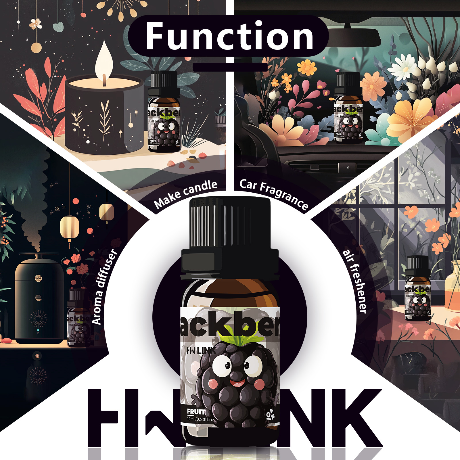 Blackberry Essential Oil Black - Candle Making Fragrance Oils บทวิจารณ์และราคา