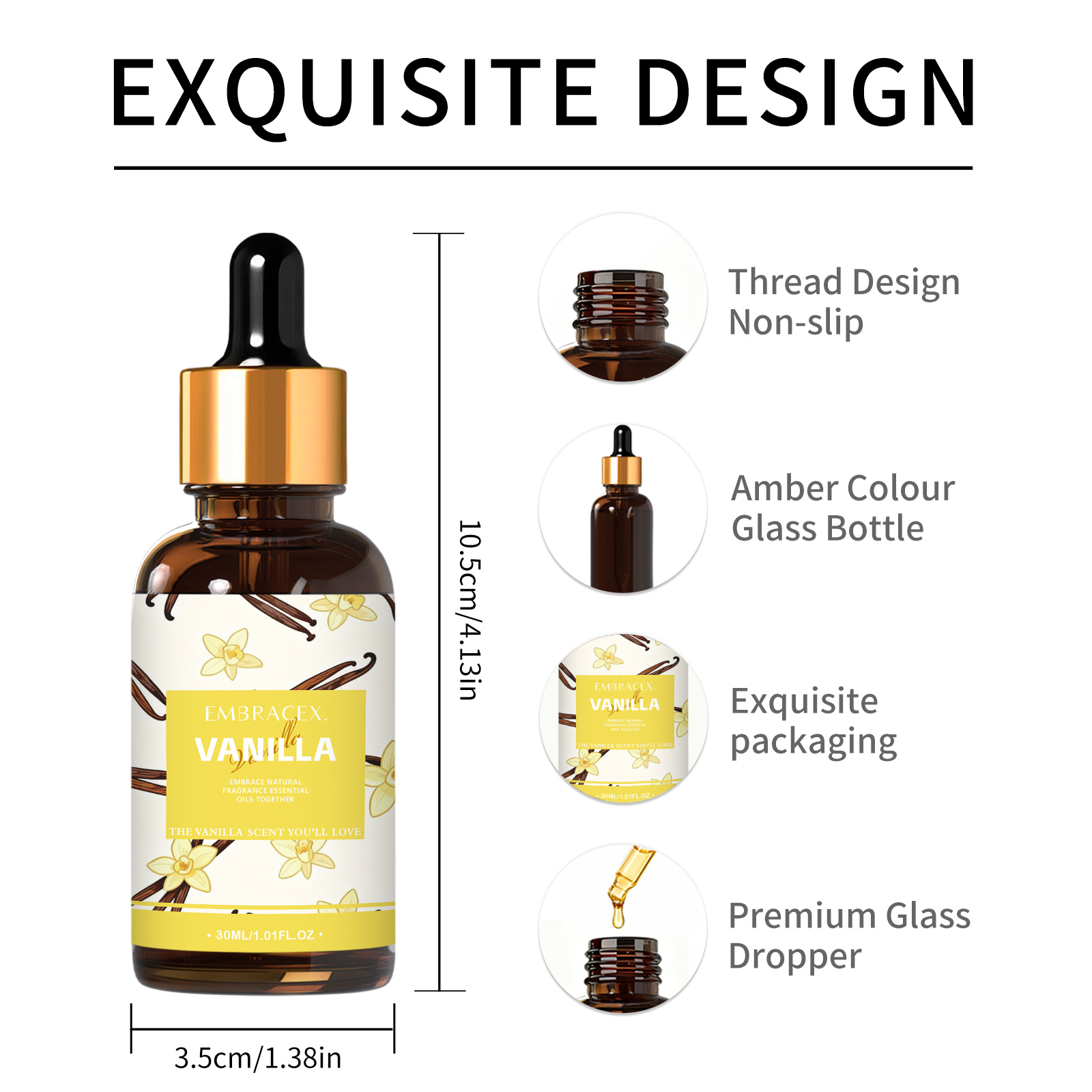 30ml Vanilla Essential Oil Per - Candle Making Fragrance Oils บทวิจารณ์และราคา