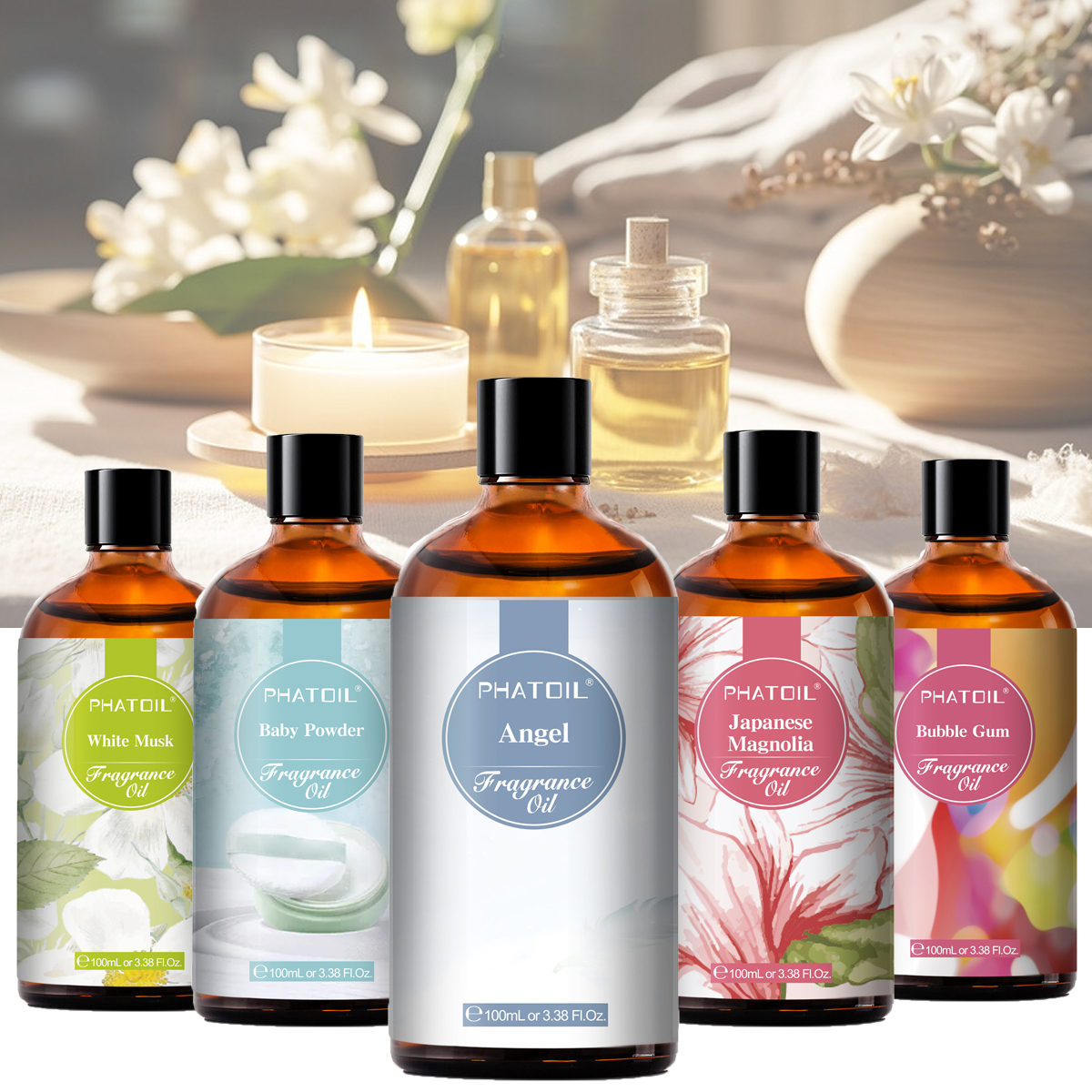 PHATOIL 100ml Aroma Fragrance  - Candle Making Fragrance Oils บทวิจารณ์และราคา