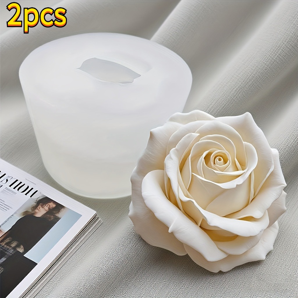 3D White Rose Silicone Molds ( - Candle Making Workshop บทวิจารณ์และราคา