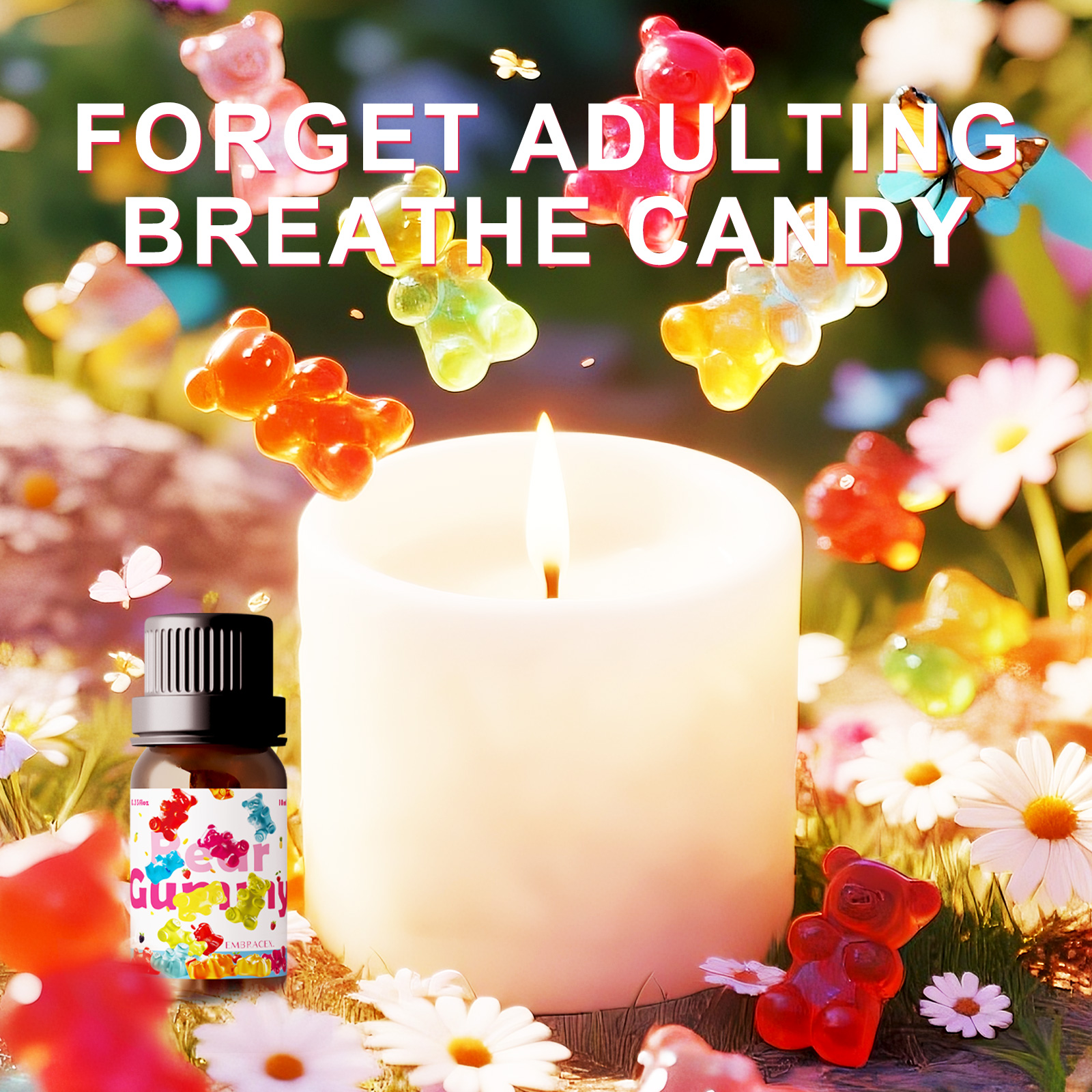 10ml Gummy Bear Fragrance Oil  - Candle Making Fragrance Oils บทวิจารณ์และราคา