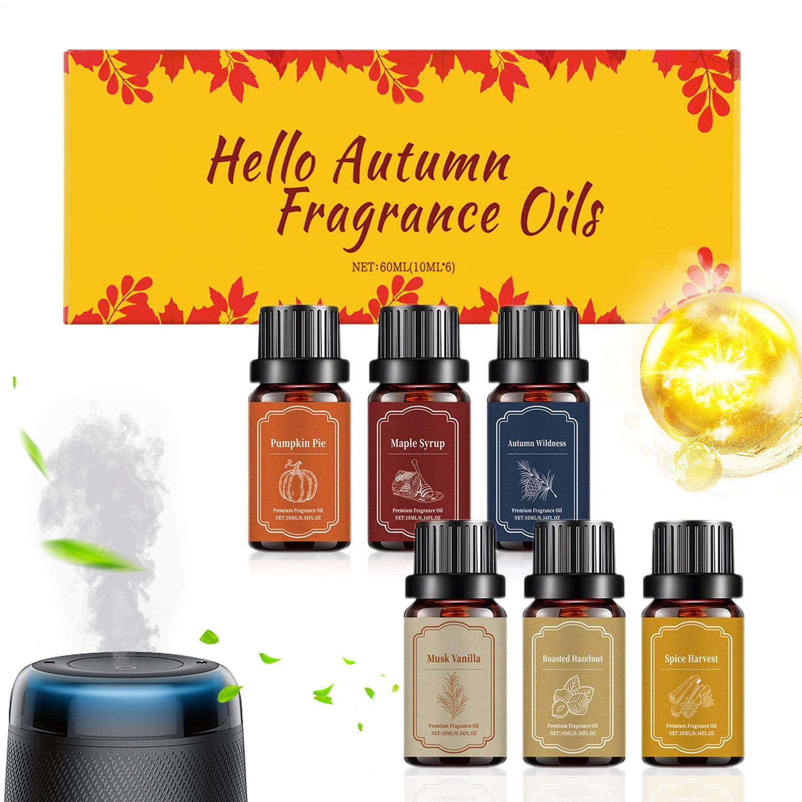 6pcs Fall Scented Diffuser Oil - Candle Making Fragrance Oils บทวิจารณ์และราคา