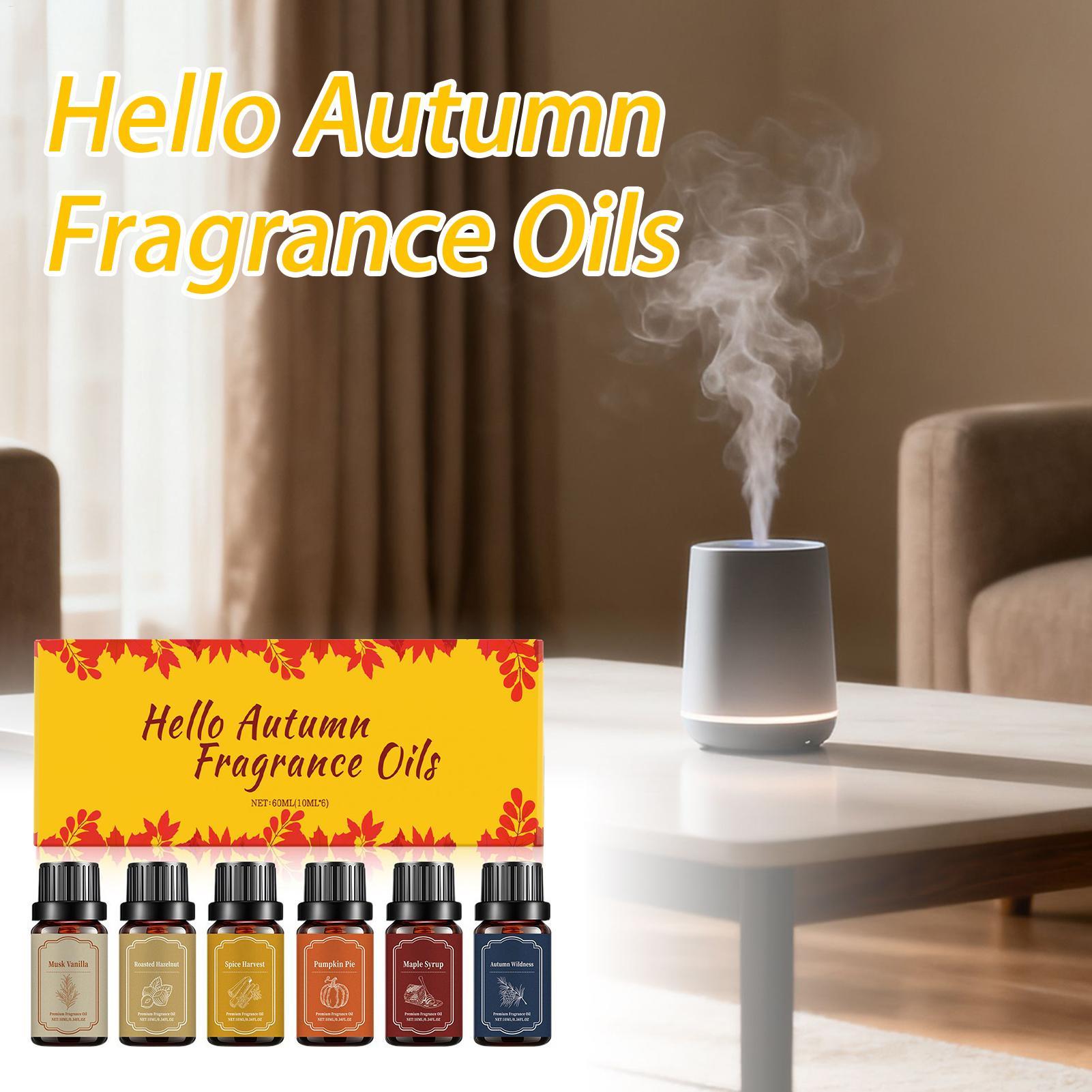 6pcs Fall Scented Diffuser Oil - Candle Making Fragrance Oils บทวิจารณ์และราคา