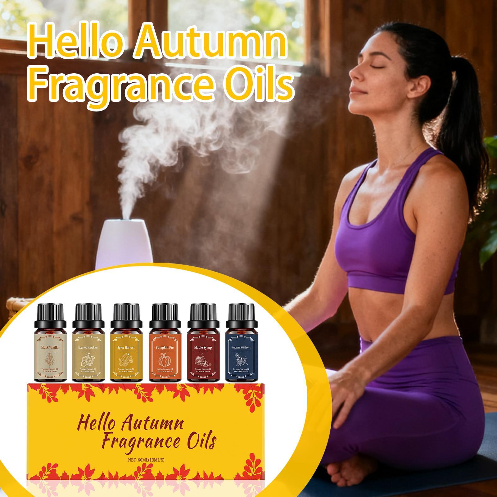6pcs Fall Scented Diffuser Oil - Candle Making Fragrance Oils บทวิจารณ์และราคา