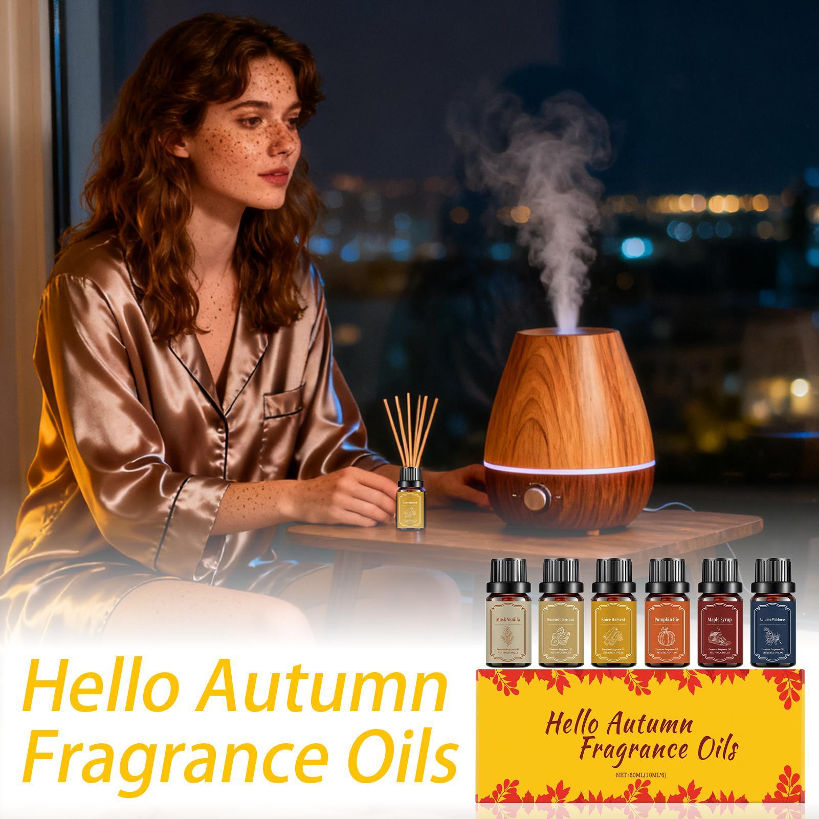 6pcs Fall Scented Diffuser Oil - Candle Making Fragrance Oils บทวิจารณ์และราคา