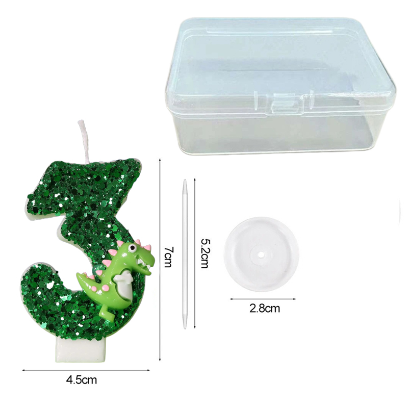 Cartoon Dinosaur Digital Birth - Candle Making Things บทวิจารณ์และราคา