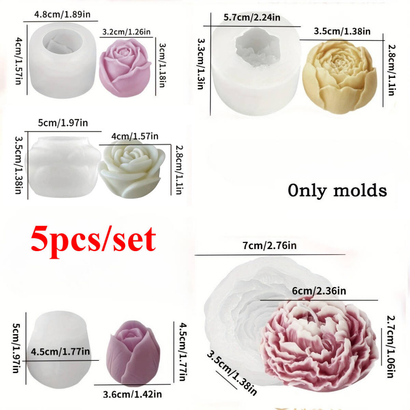 Five-Piece SetDIYFloral Candle - Candle Making Workshop บทวิจารณ์และราคา