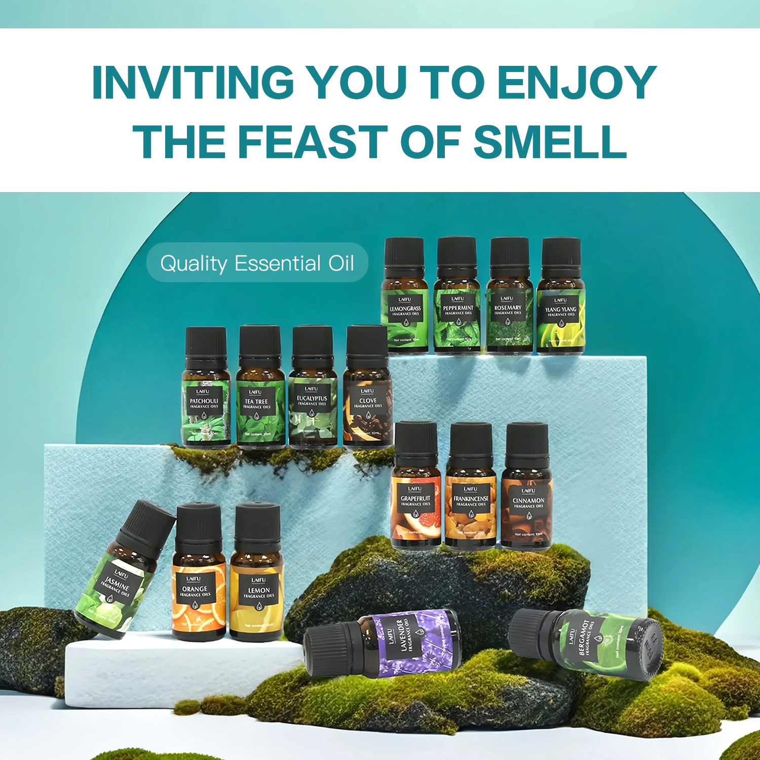 16x10ml Essential Oils Set for - Candle Making Fragrance Oils บทวิจารณ์และราคา