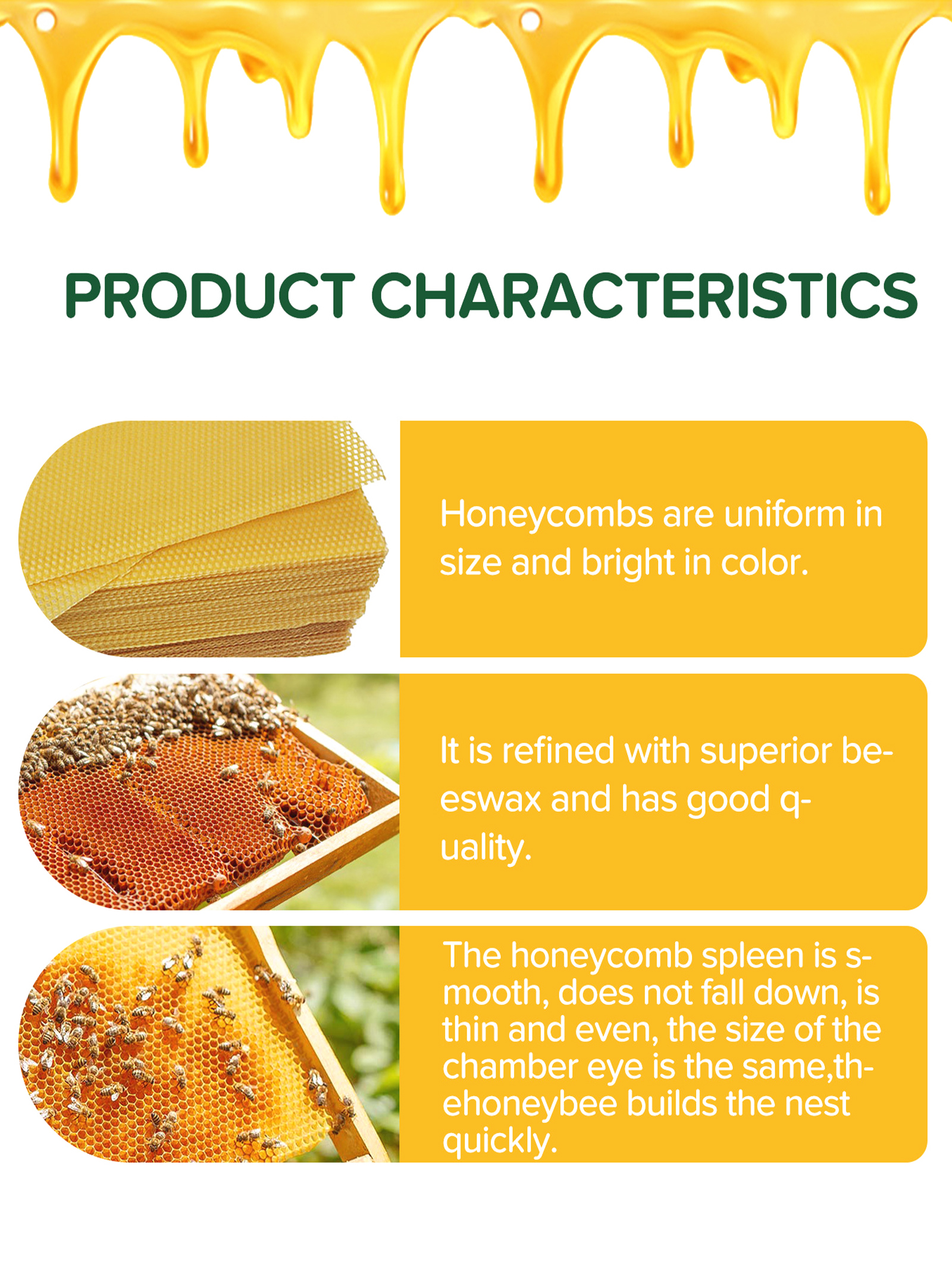 10Pcs Natural Honeycomb Bee Wa - Candle Making Workshop บทวิจารณ์และราคา