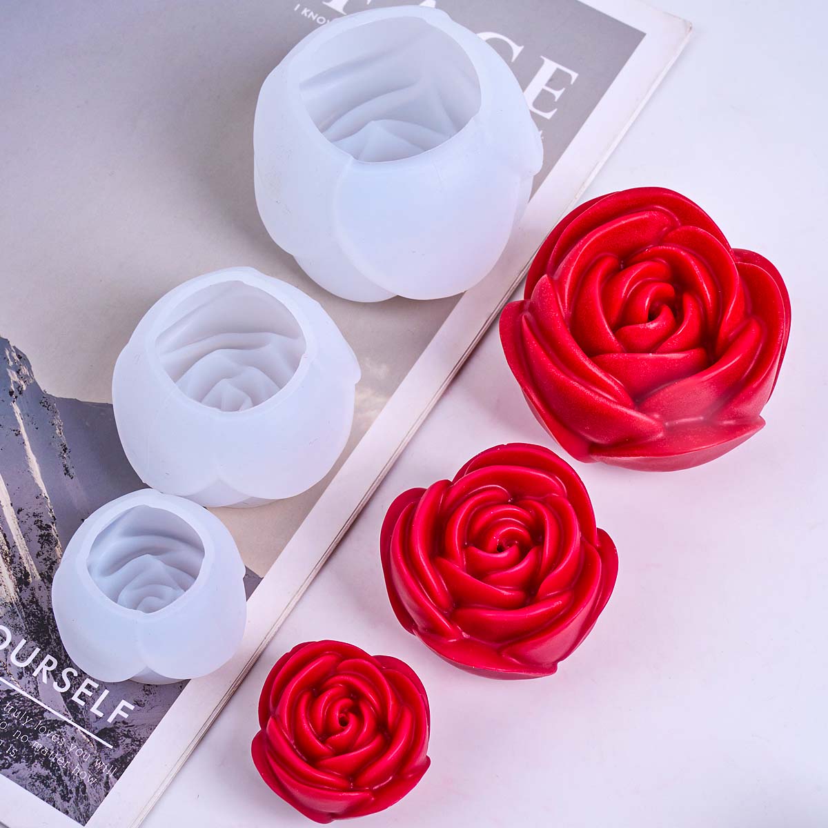 3D Flower Shape Silicone Candl - Candle Making Workshop บทวิจารณ์และราคา