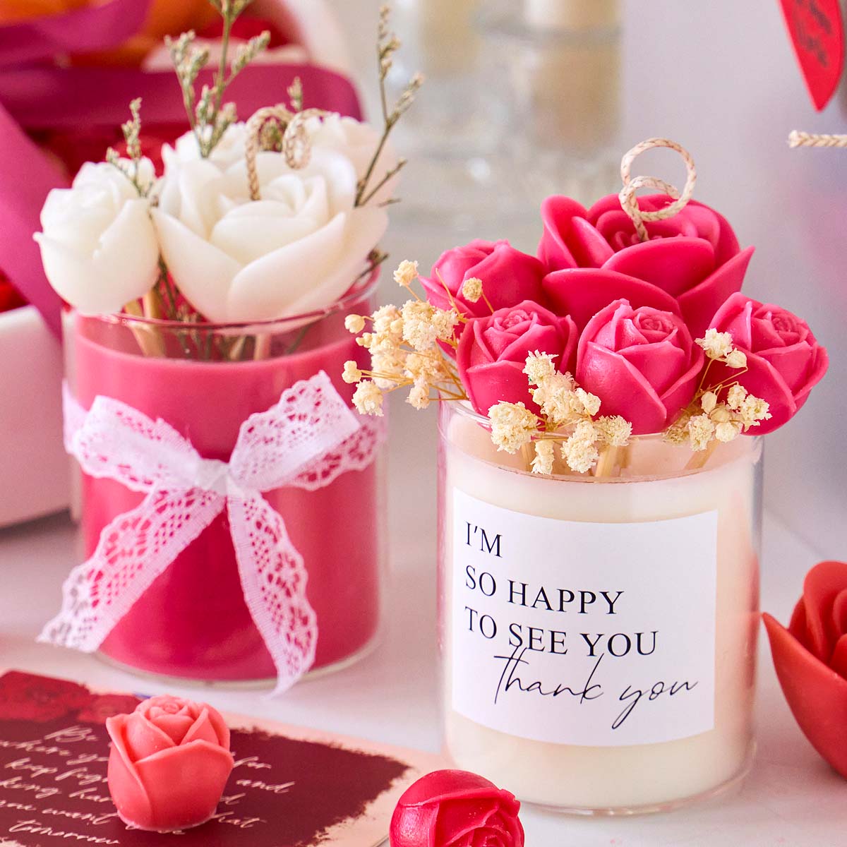 Rose Flower Candle Silicone Mo - Candle Making Workshop บทวิจารณ์และราคา