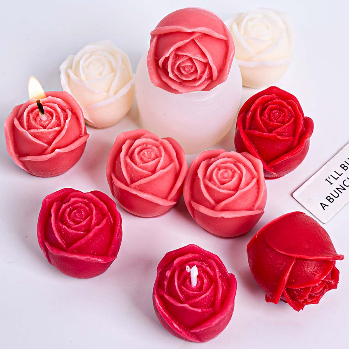 Rose Flower Candle Silicone Mo - Candle Making Workshop บทวิจารณ์และราคา