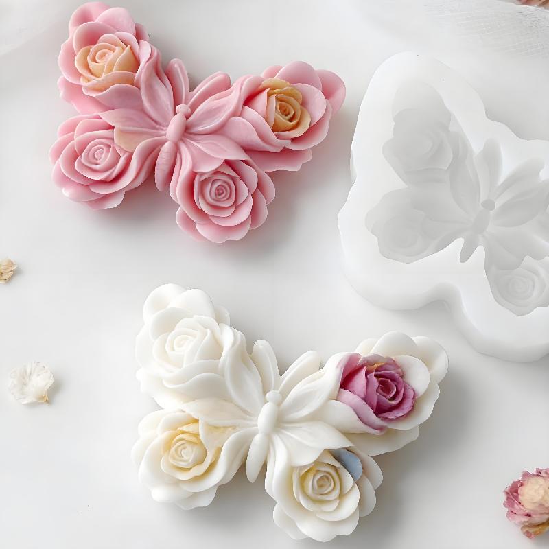 DIY Rose Butterfly Form Silico - Candle Making Things บทวิจารณ์และราคา
