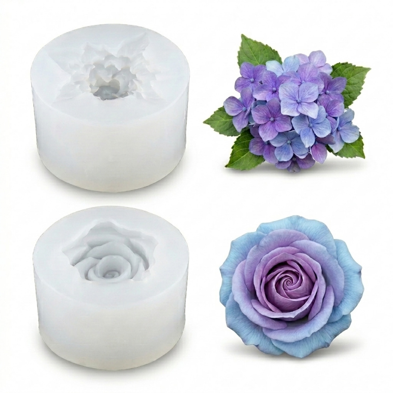 Two-piece flower silicone mold - Candle Making Workshop บทวิจารณ์และราคา
