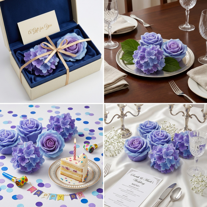 Two-piece flower silicone mold - Candle Making Workshop บทวิจารณ์และราคา