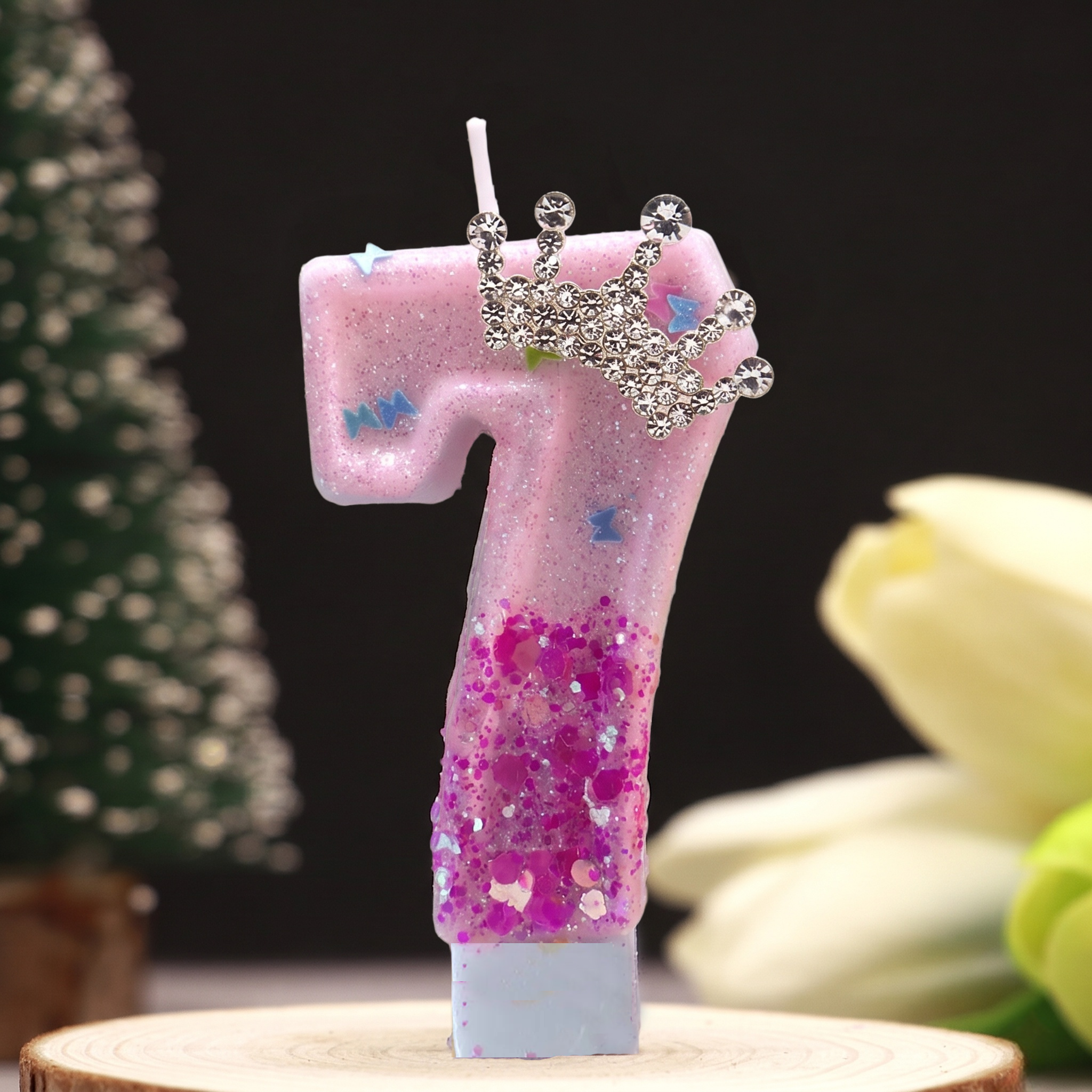 Pink Rose Red Sequins Dual Col - Candle Making Things บทวิจารณ์และราคา